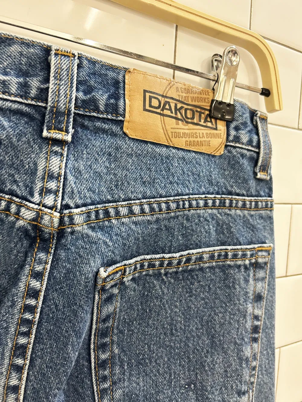 vintage 90s dakota high rise straight jeans sold by Good Market Thrift Store product image thumbnail 5