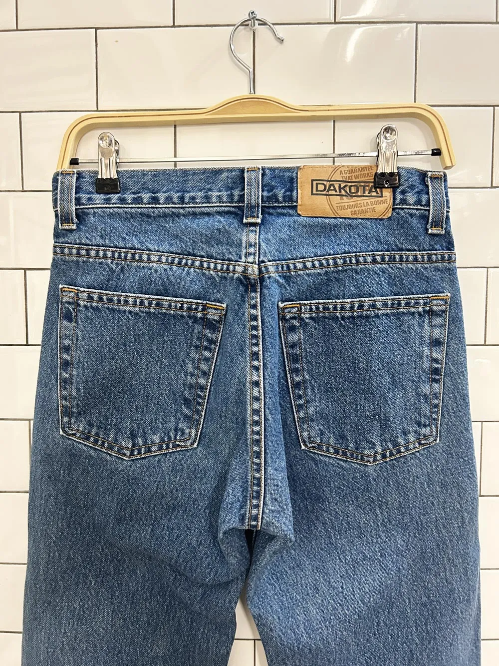 vintage 90s dakota high rise straight jeans sold by Good Market Thrift Store product image thumbnail 2