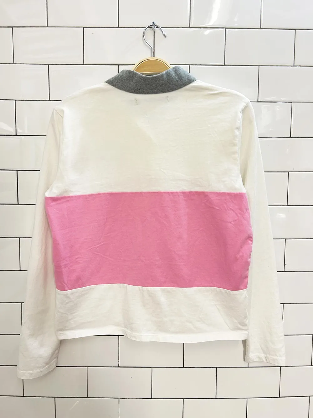 calvin klein jeans oversized polo shirt sold by Good Market Thrift Store product image thumbnail 3