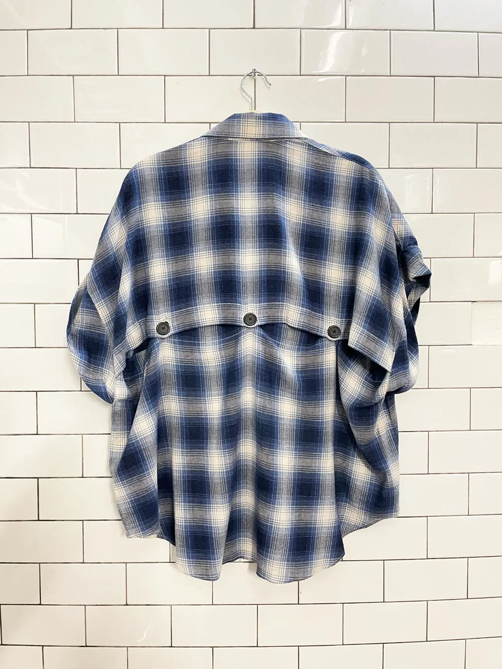iro paris oversized flannel shirt sold by Good Market Thrift Store product image thumbnail 5