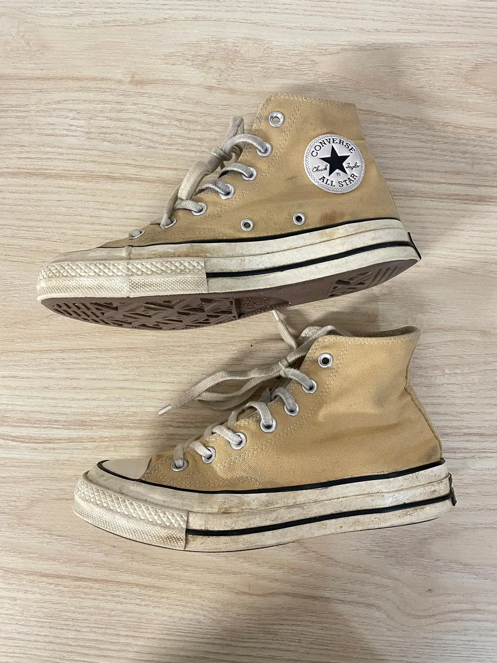 converse chuck taylor high top sneakers sold by Good Market Thrift Store product image thumbnail 2