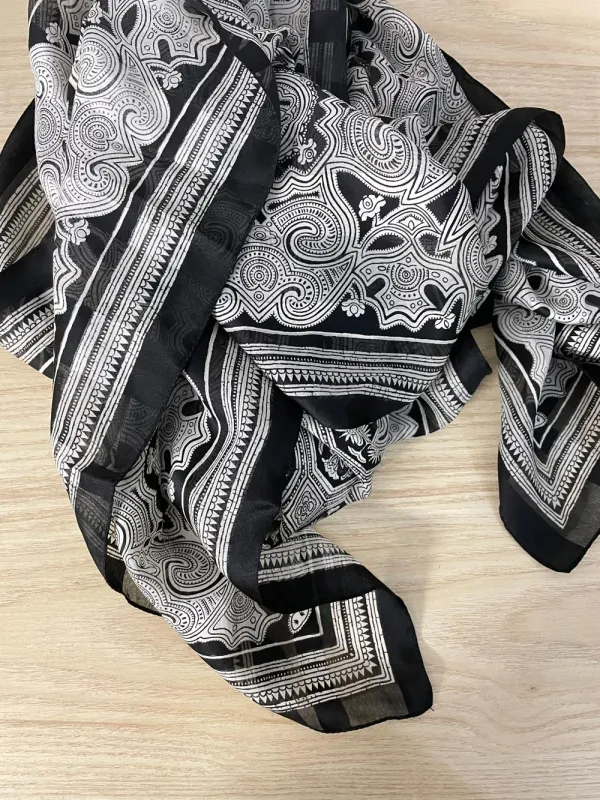 boho chiffon xl scarf sold by Good Market Thrift Store