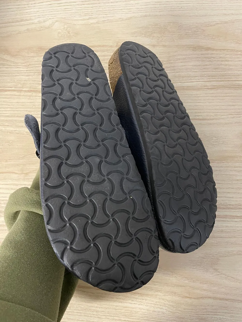 naturepur leather slip on clog sold by Good Market Thrift Store product image thumbnail 4