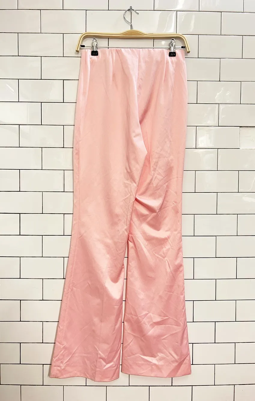 zara high rise satin flare pants sold by Good Market Thrift Store product image thumbnail 4