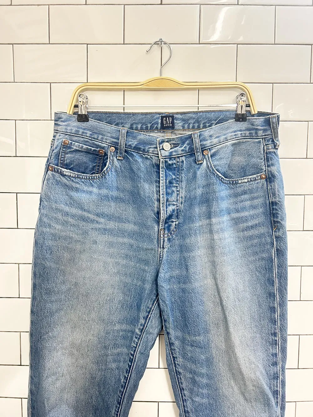 gap denim boyfriend jeans sold by Good Market Thrift Store