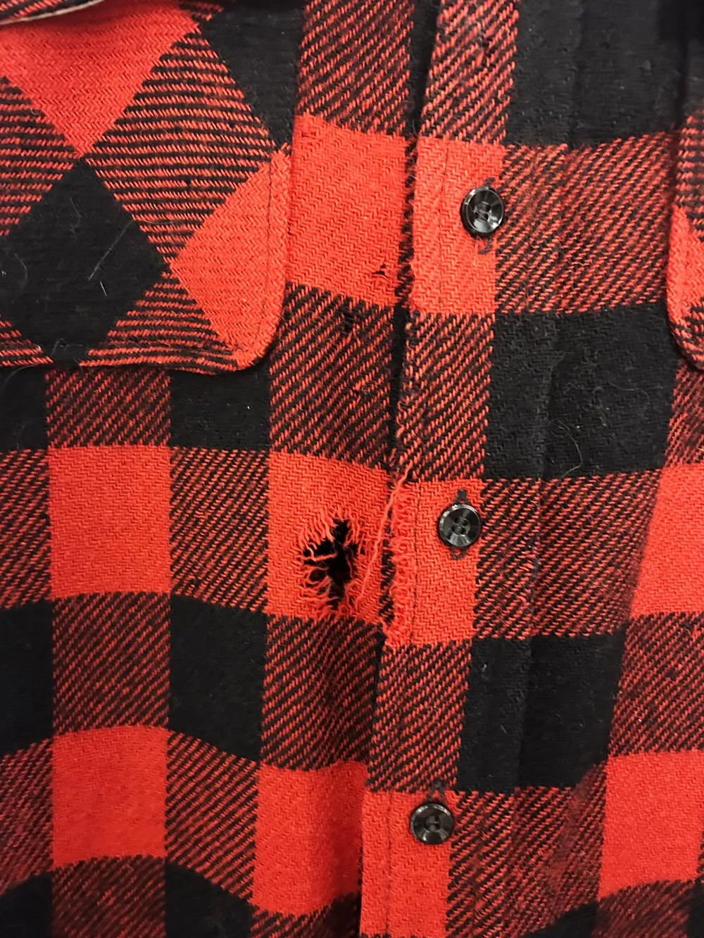 vintage 70s pilgrim sears wool plaid vest sold by Good Market Thrift Store product image thumbnail 5