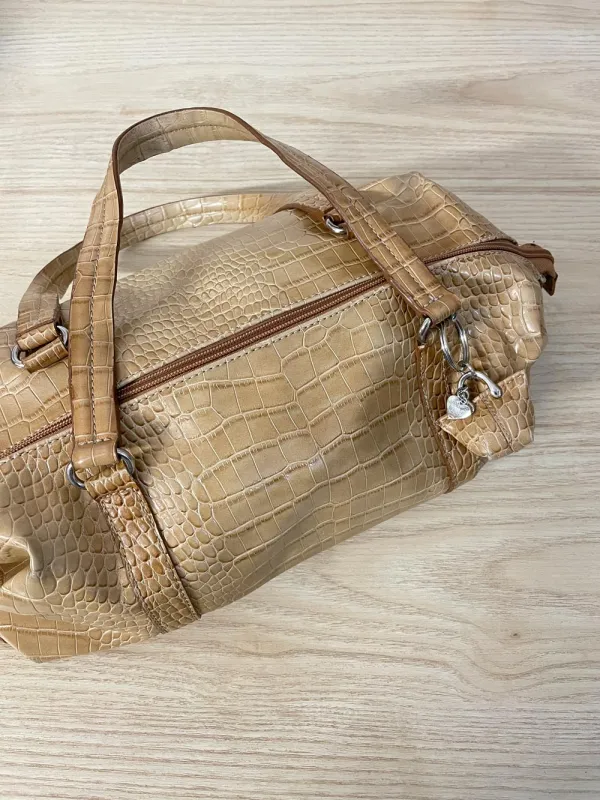 y2k nine west faux snakeskin shoulder bag sold by Good Market Thrift Store