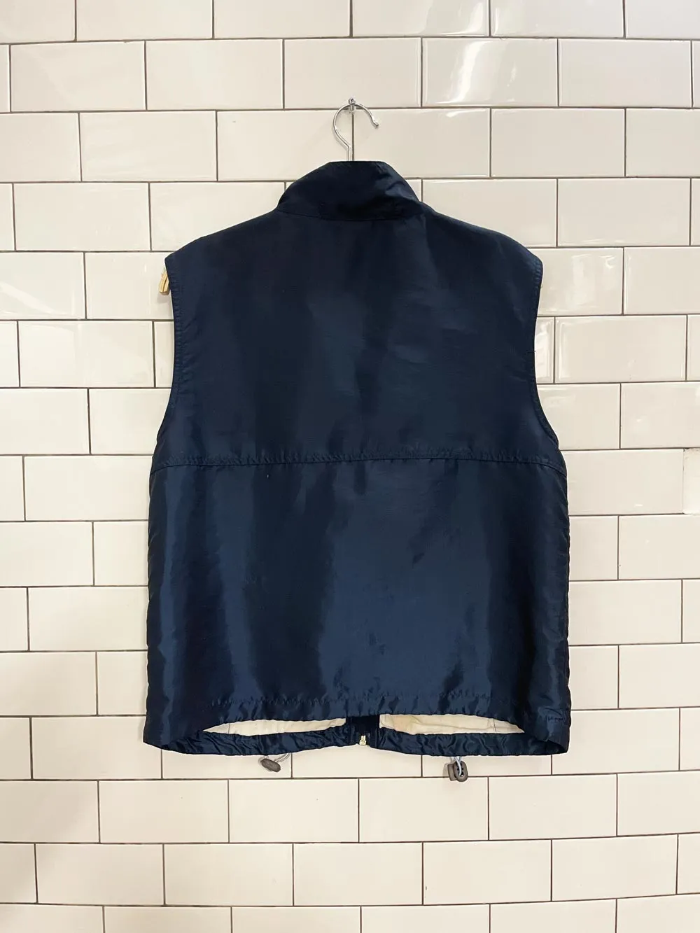 y2k urban life nylon drawstring vest sold by Good Market Thrift Store product image thumbnail 4