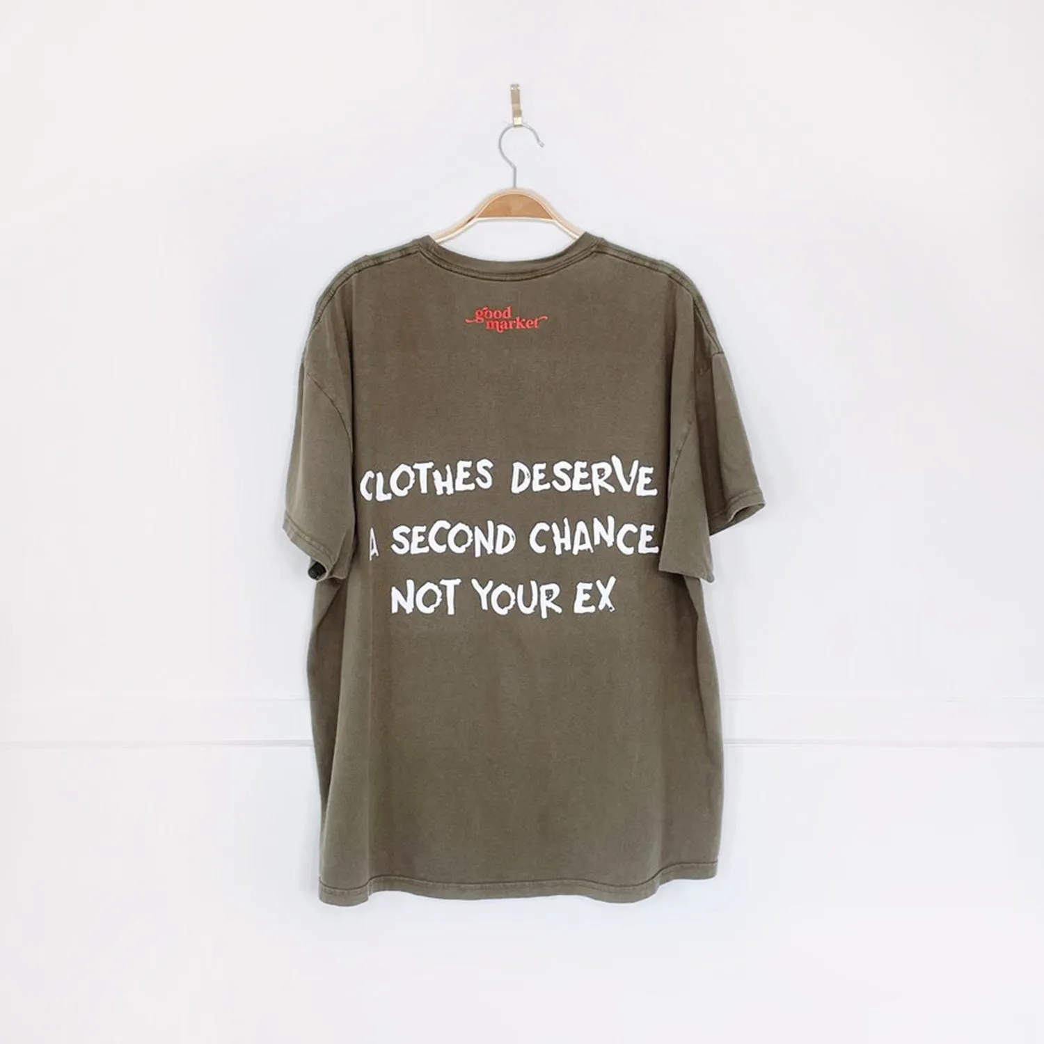 hanes x earth activist pocket tee sold by Good Market Thrift Store product image thumbnail 3