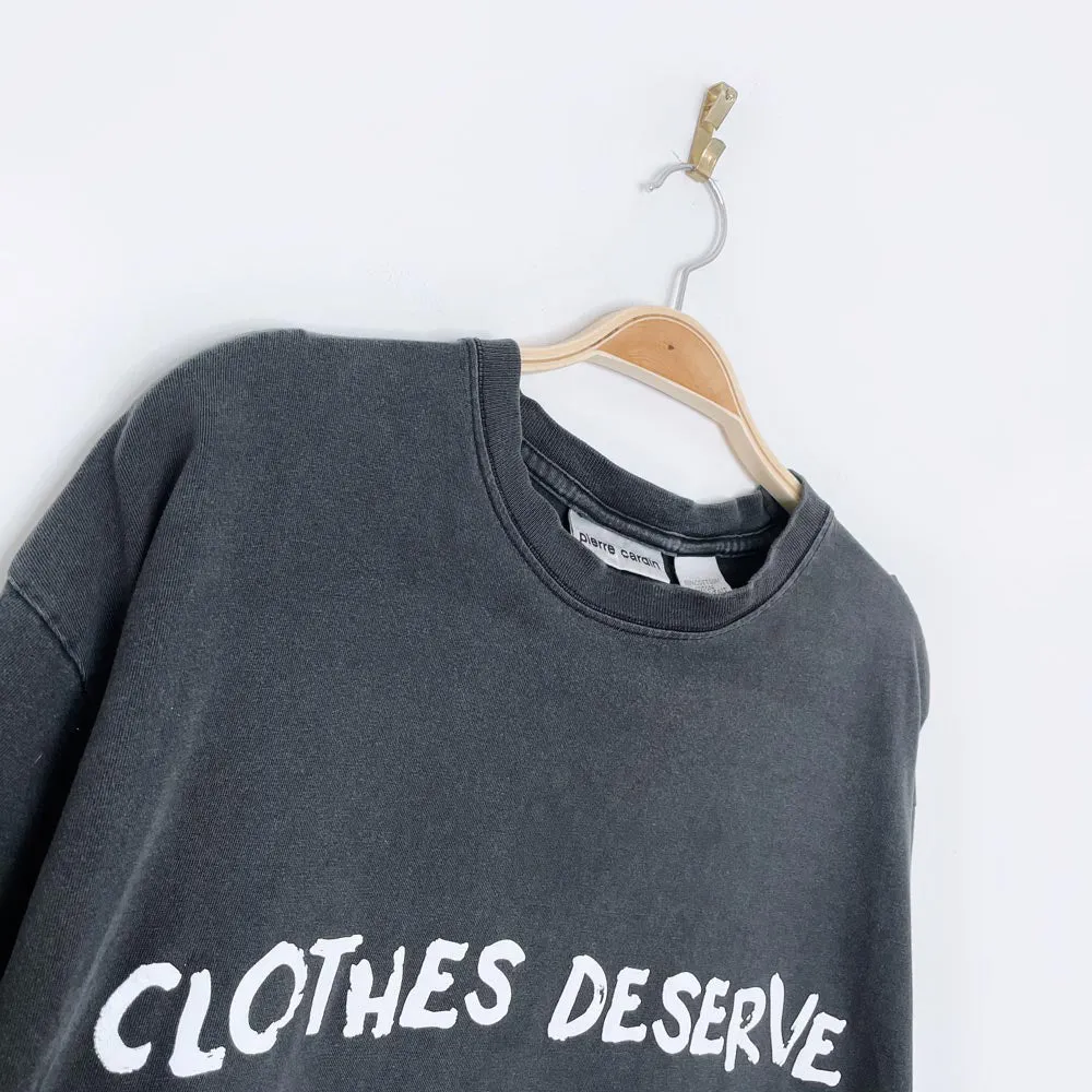vintage pierre cardin x earth activist tee sold by Good Market Thrift Store product image thumbnail 5