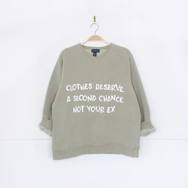 vintage 00s non-fiction x earth activist cottage crew sold by Good Market Thrift Store