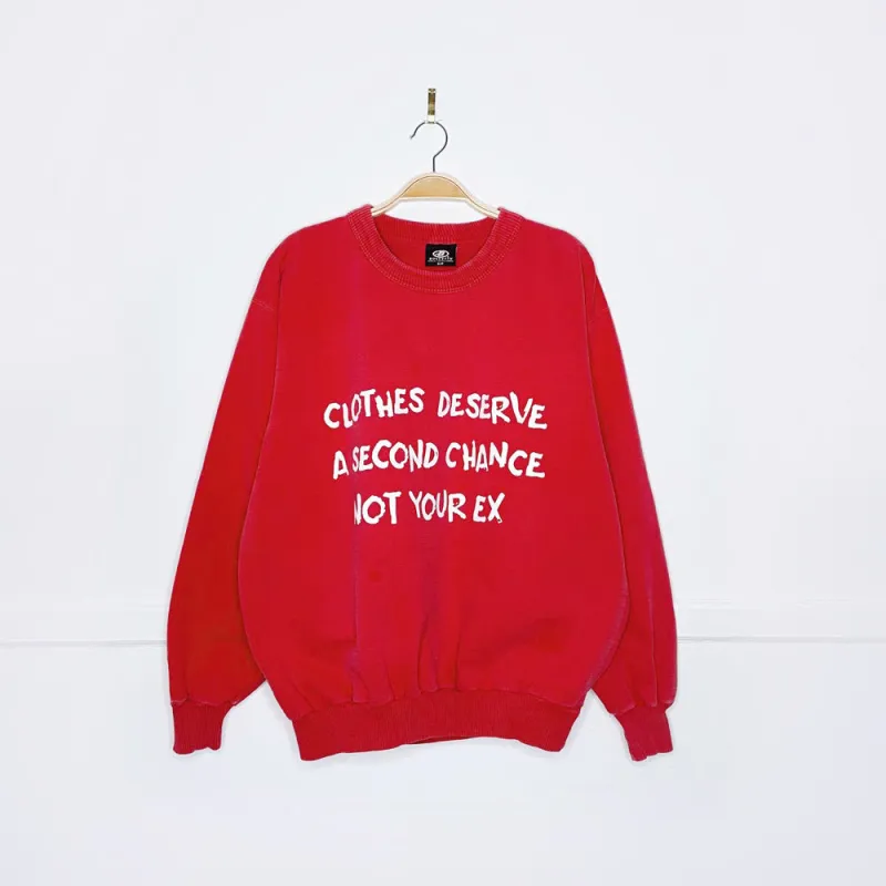 vintage 00s bulletin x earth activist faded sweatshirt sold by Good Market Thrift Store