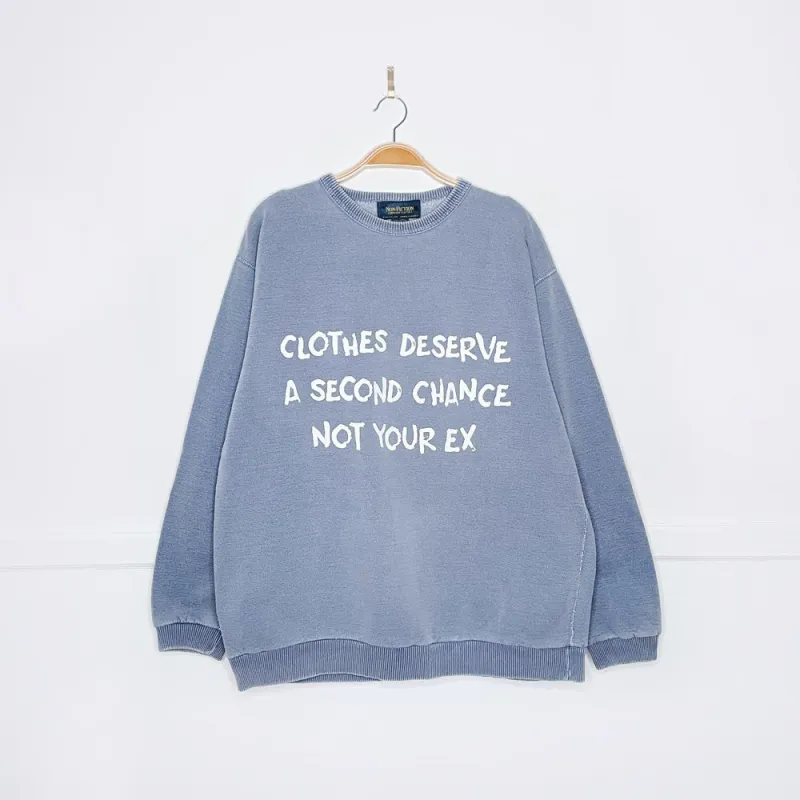 vintage 00s non-fiction x earth activist faded cottage crew sold by Good Market Thrift Store