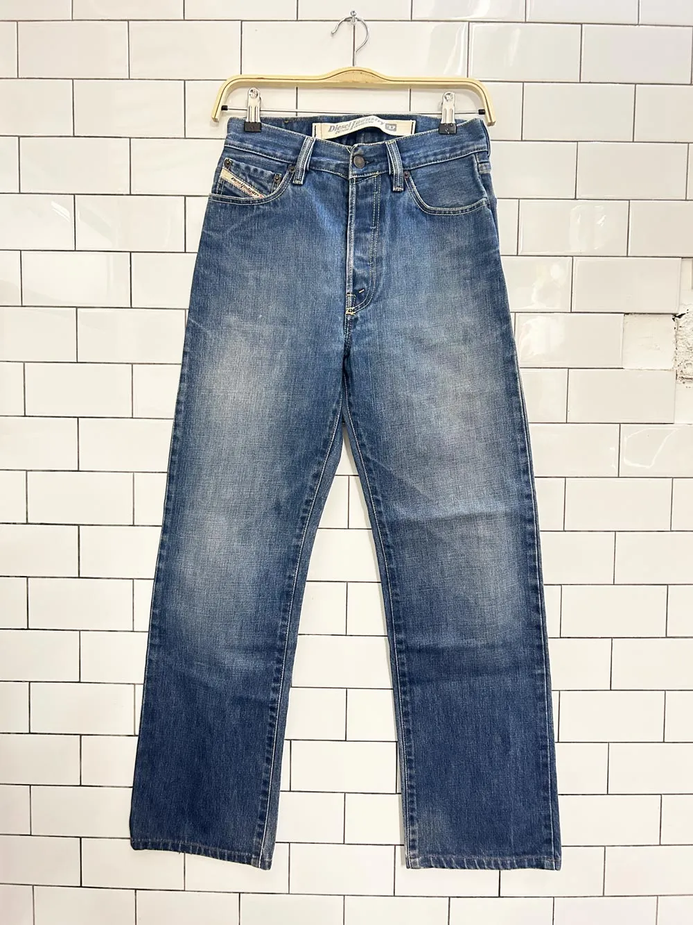 vintage 90s diesel type rr55 straight leg button fly jeans sold by Good Market Thrift Store product image thumbnail 3