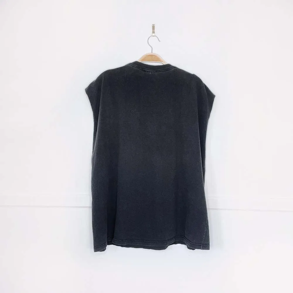 vintage 90s stone cold austen wwf muscle tee sold by Good Market Thrift Store product image thumbnail 4