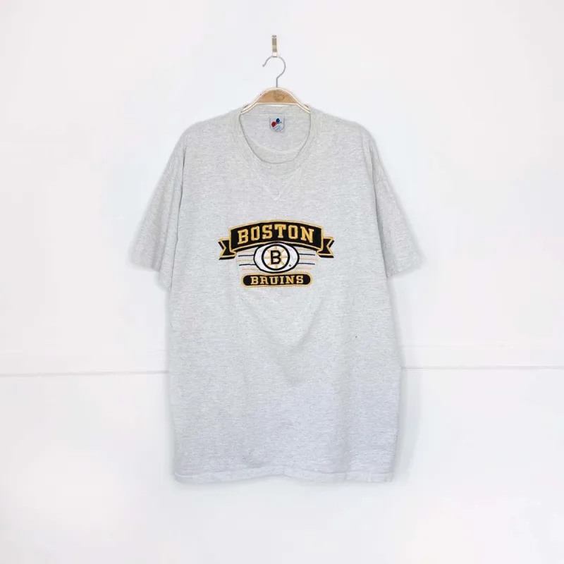 vintage 90s midwest boston bruins heavyweight tee sold by Good Market Thrift Store