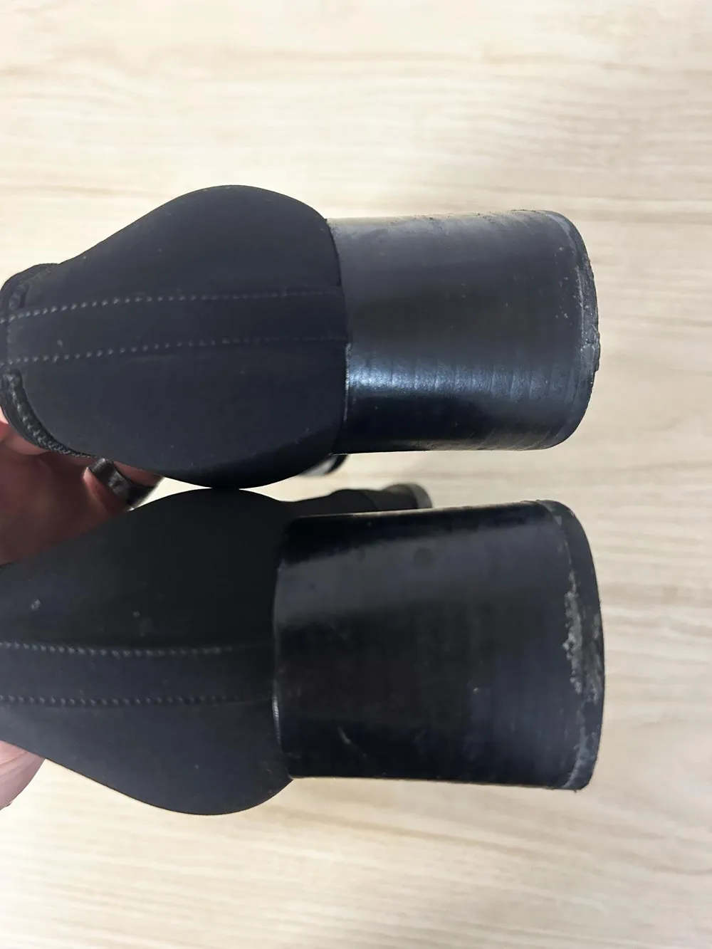 vintage 00s specchio italian heeled loafers sold by Good Market Thrift Store product image thumbnail 3