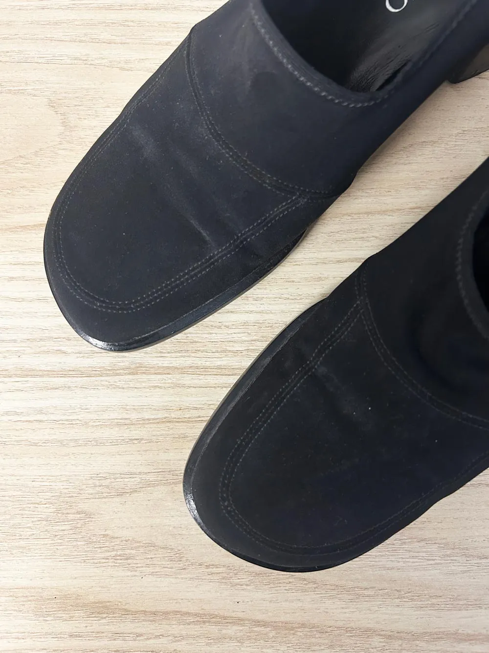 vintage 00s specchio italian heeled loafers sold by Good Market Thrift Store product image thumbnail 2