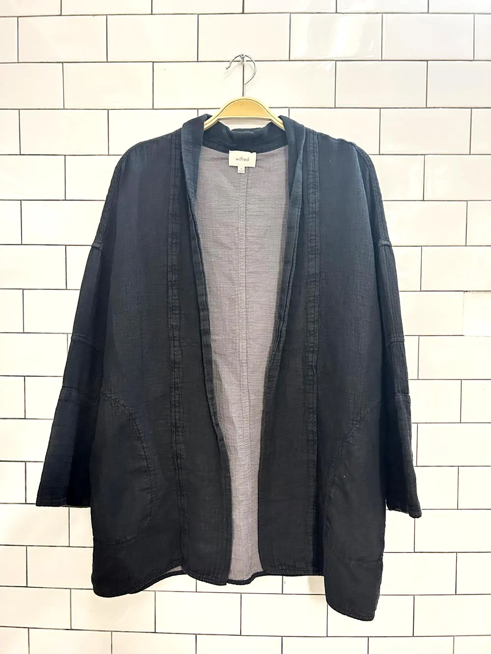 wilfred lenglen oversized kimono jacket sold by Good Market Thrift Store