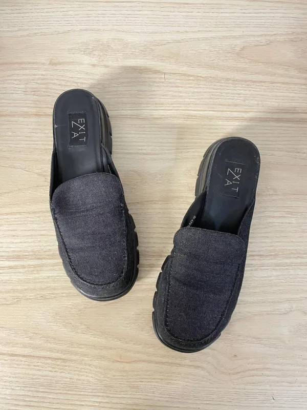 y2k exit la galaxy sparkly mules sold by Good Market Thrift Store