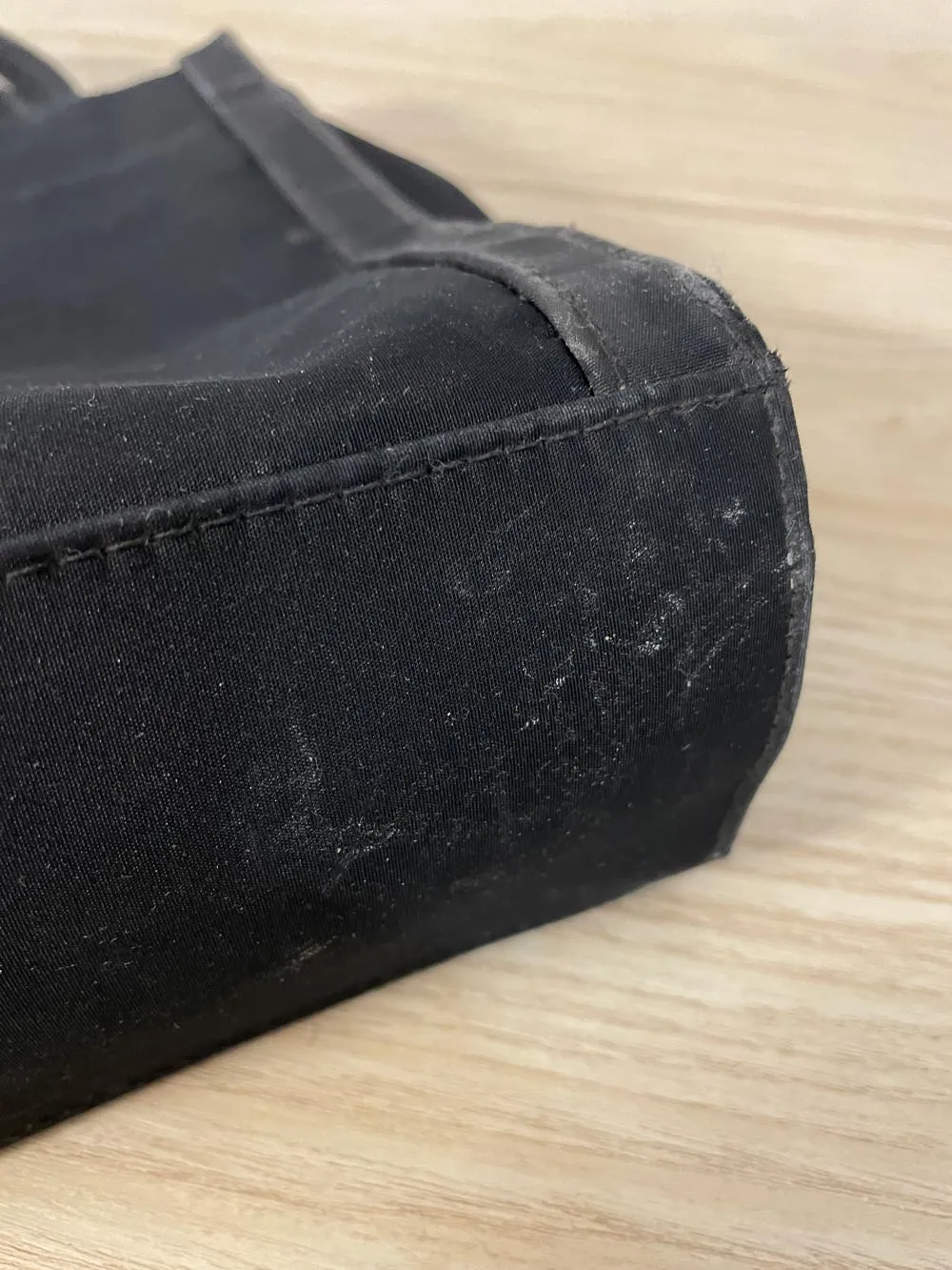 vintage 00s daniella minimal nylon shoulder bag sold by Good Market Thrift Store product image thumbnail 2