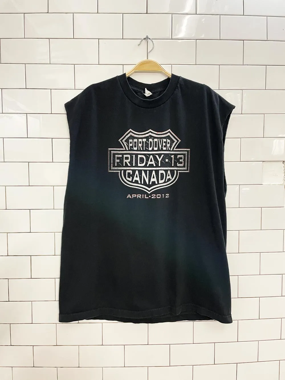 vintage 00s friday the 13th muscle tee sold by Good Market Thrift Store