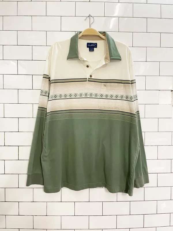 vintage arnold palmer argyle trim polo shirt sold by Good Market Thrift Store