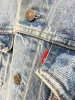 vintage 80s levi's denim trucker jacket sold by Good Market Thrift Store