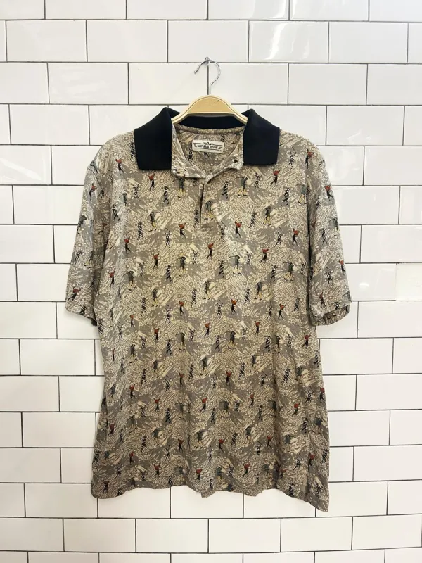 vintage 00s natural issue golf polo sold by Good Market Thrift Store