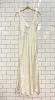 vintage silk & satin embroidered silk maxi slip dress sold by Good Market Thrift Store