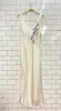 vintage silk & satin embroidered silk maxi slip dress sold by Good Market Thrift Store