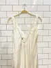 vintage silk & satin embroidered silk maxi slip dress sold by Good Market Thrift Store
