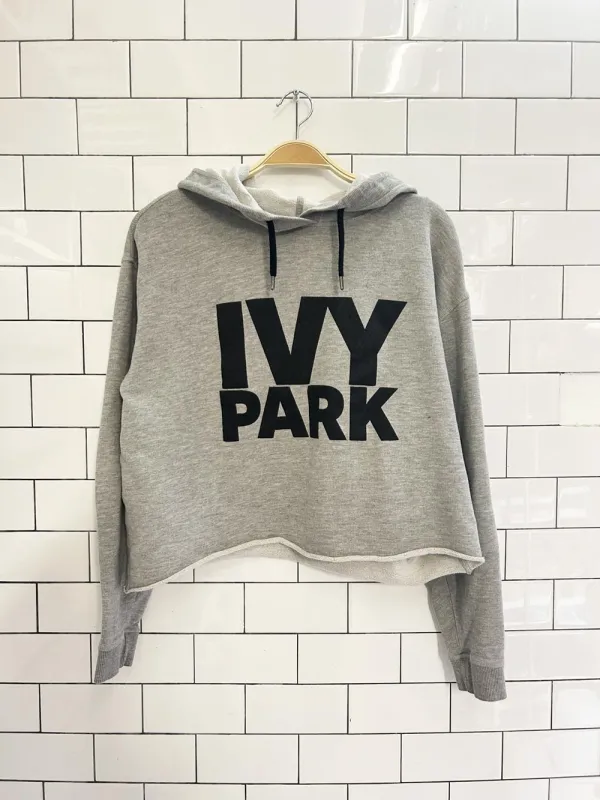 ivy park oversized cropped hoodie sold by Good Market Thrift Store