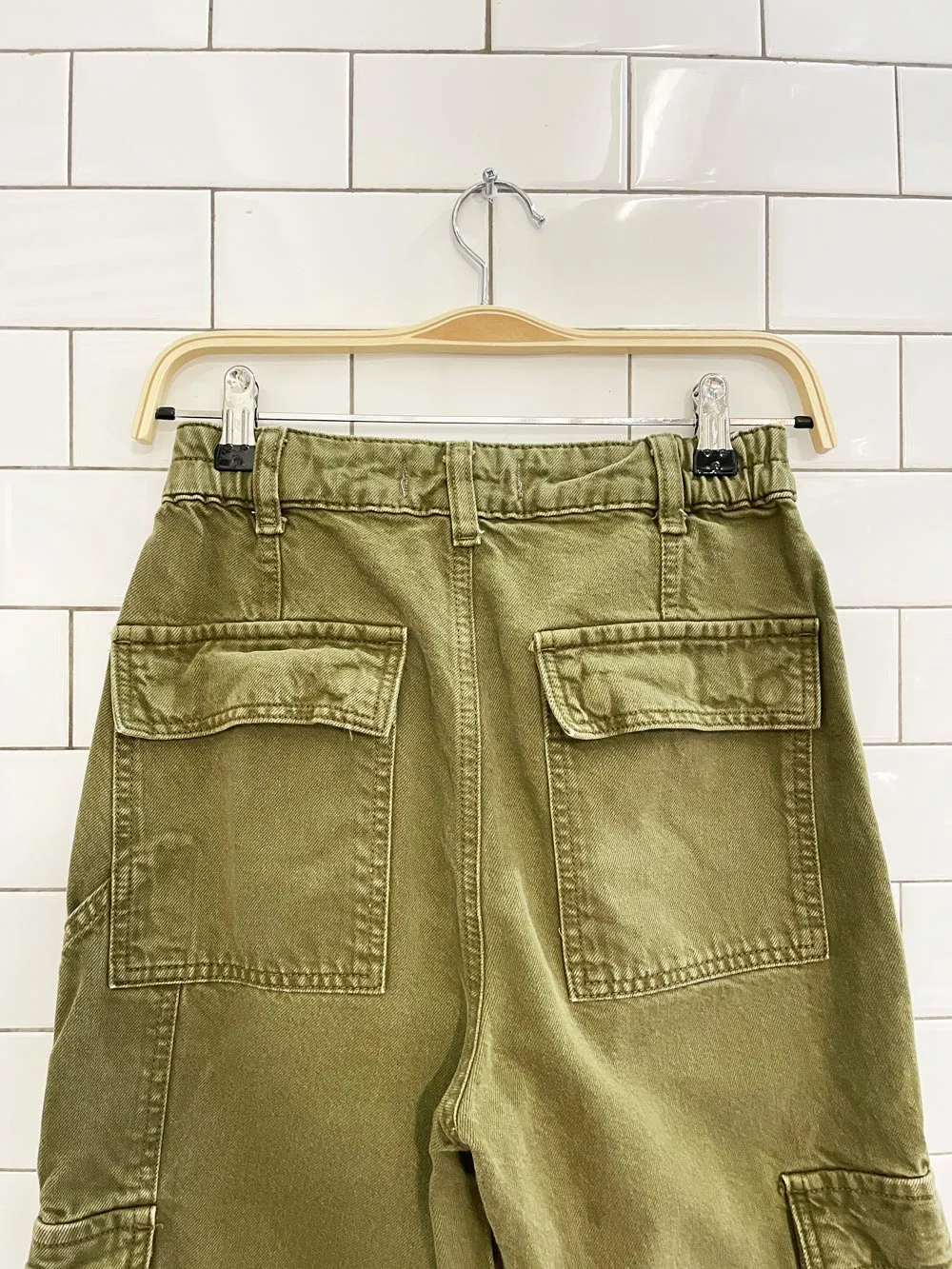 we the free people twill cargo pant sold by Good Market Thrift Store product image thumbnail 2