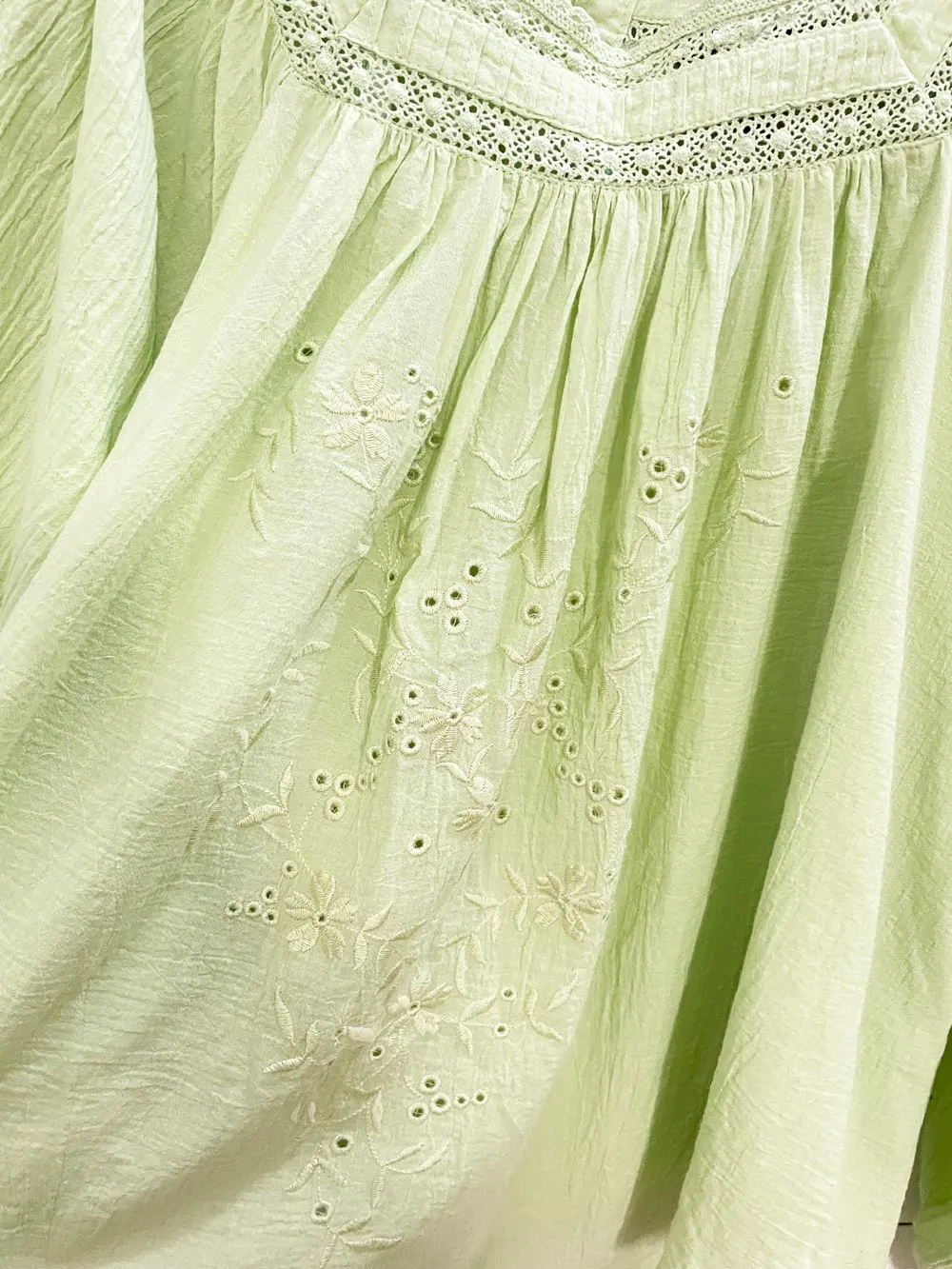 liv los angeles boho balloon sleeve blouse sold by Good Market Thrift Store product image thumbnail 4