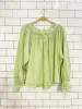 liv los angeles boho balloon sleeve blouse sold by Good Market Thrift Store