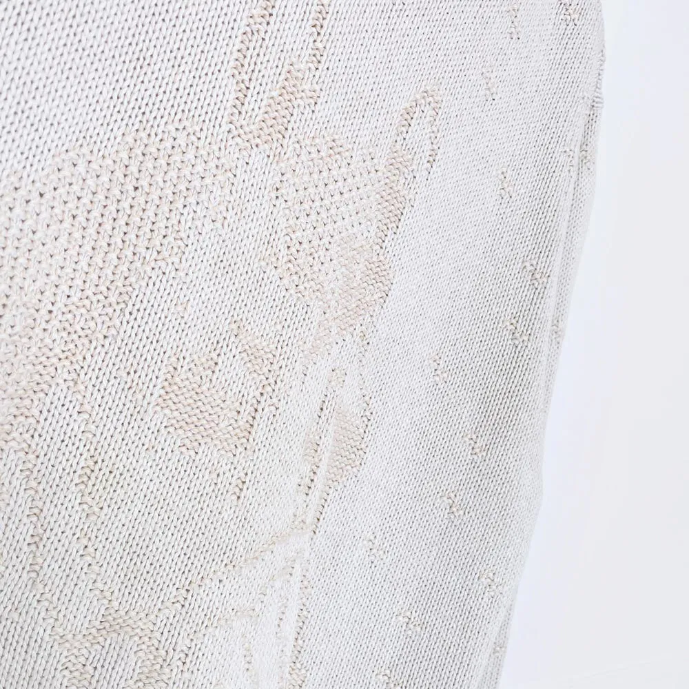 vintage parkhurst minimal horse knit cotton sweater sold by Good Market Thrift Store product image thumbnail 2