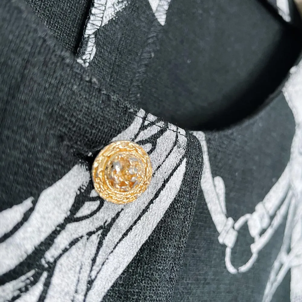 vintage saddle print fitted knit jacket sold by Good Market Thrift Store product image thumbnail 3