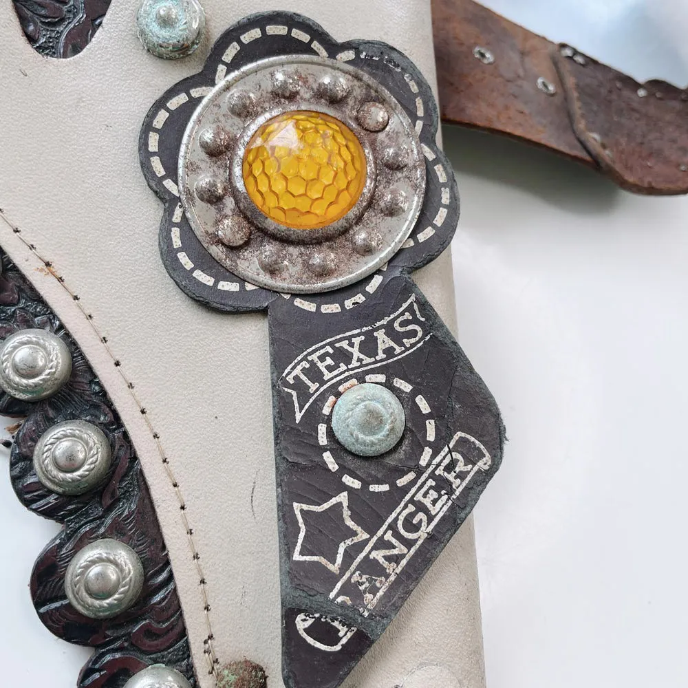 vintage 50's texas ranger leather gun holster sold by Good Market Thrift Store product image thumbnail 2