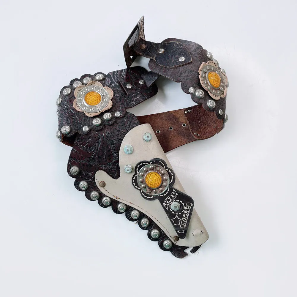 vintage 50's texas ranger leather gun holster sold by Good Market Thrift Store