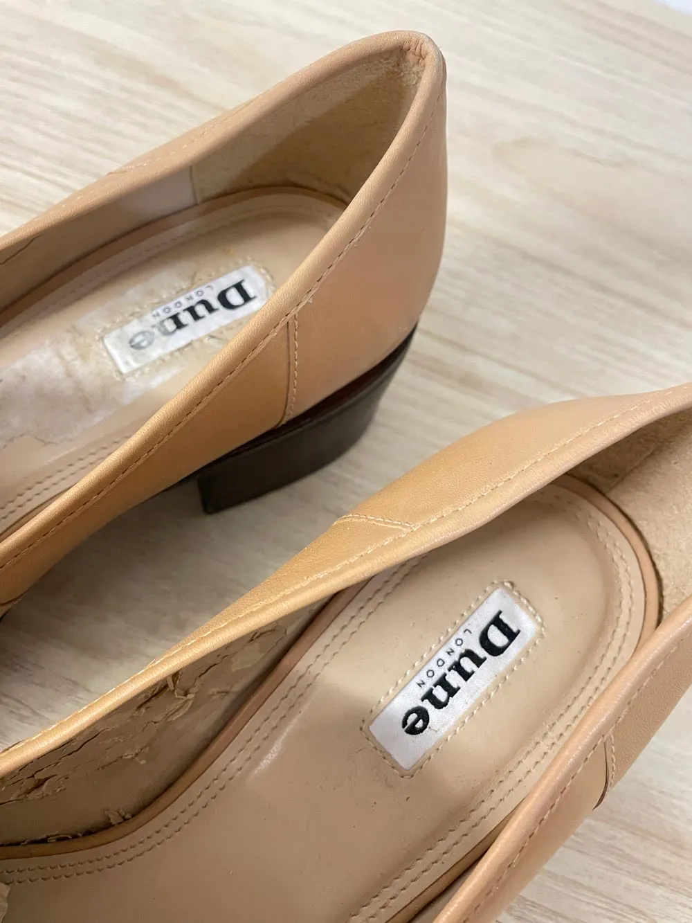 dune london heeled leather loafer sold by Good Market Thrift Store product image thumbnail 3