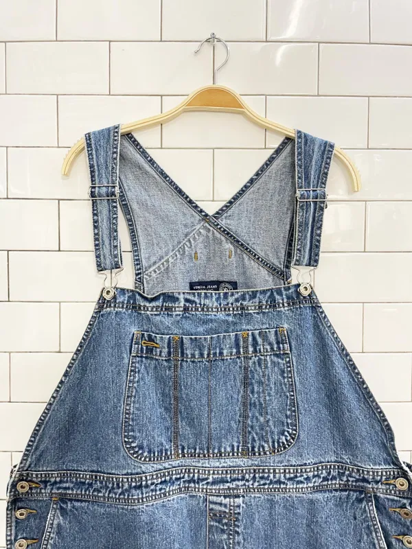 vintage 00s venezia carpenter overall shorts sold by Good Market Thrift Store