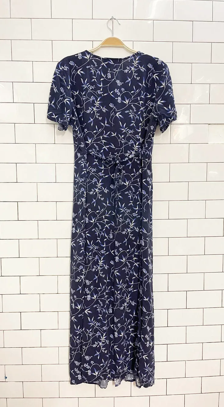 vintage 00s california girl floral tie back maxi dress sold by Good Market Thrift Store product image thumbnail 5