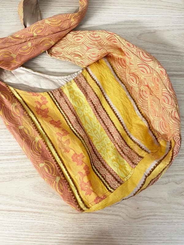 vintage handmade sari boho sling bag sold by Good Market Thrift Store