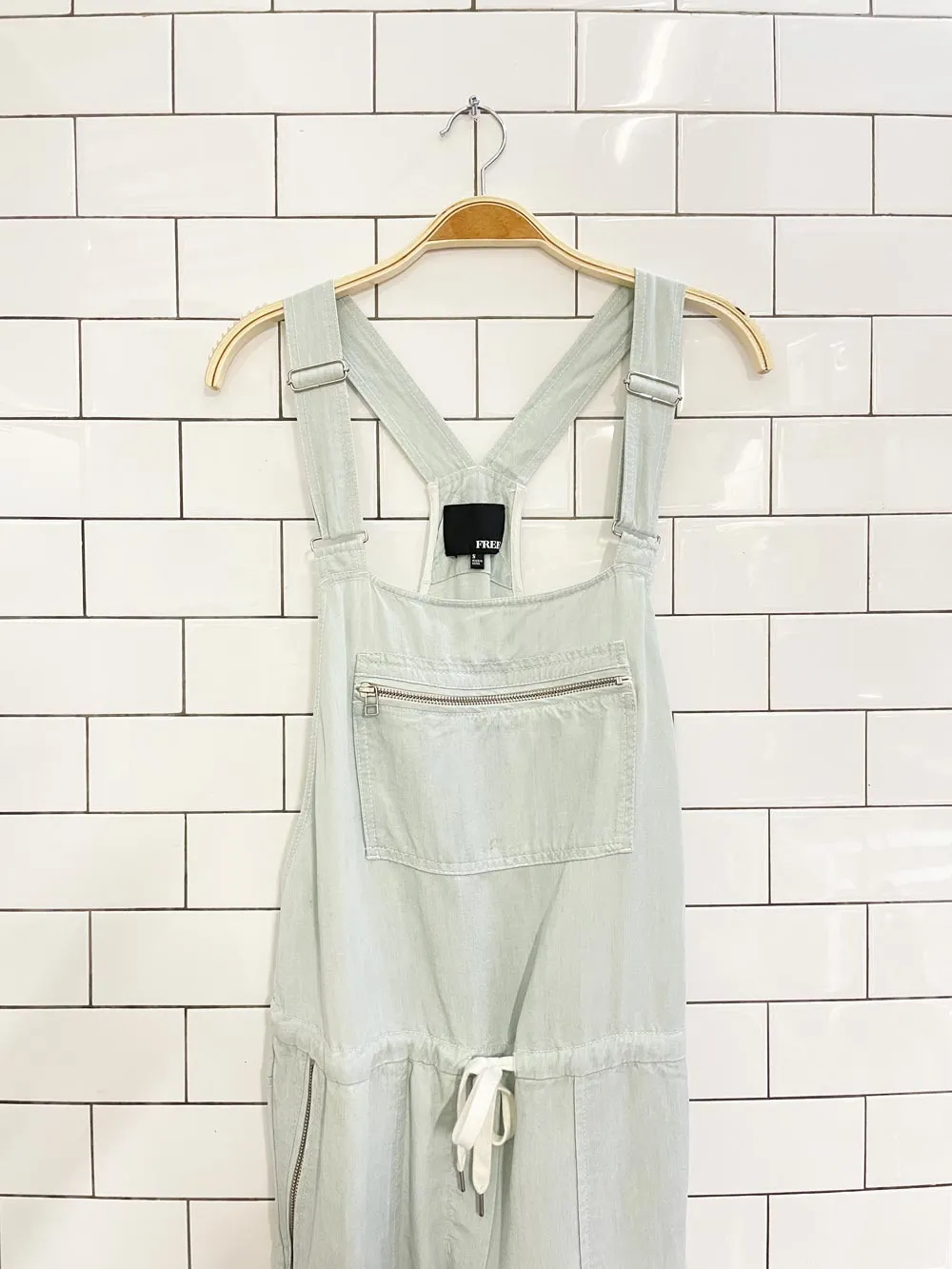 wilfred free valletta tencel denim overalls sold by Good Market Thrift Store