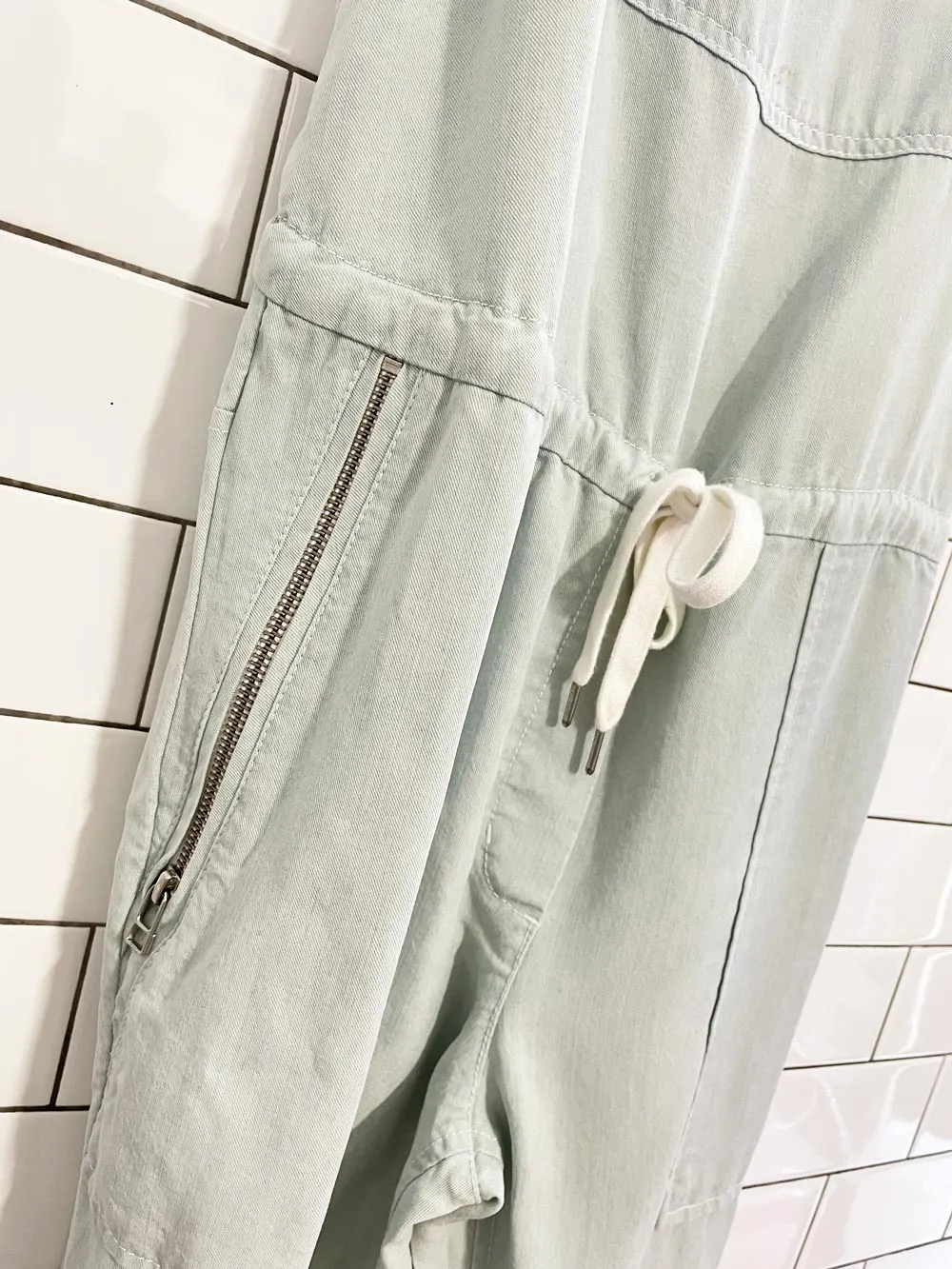 wilfred free valletta tencel denim overalls sold by Good Market Thrift Store product image thumbnail 2