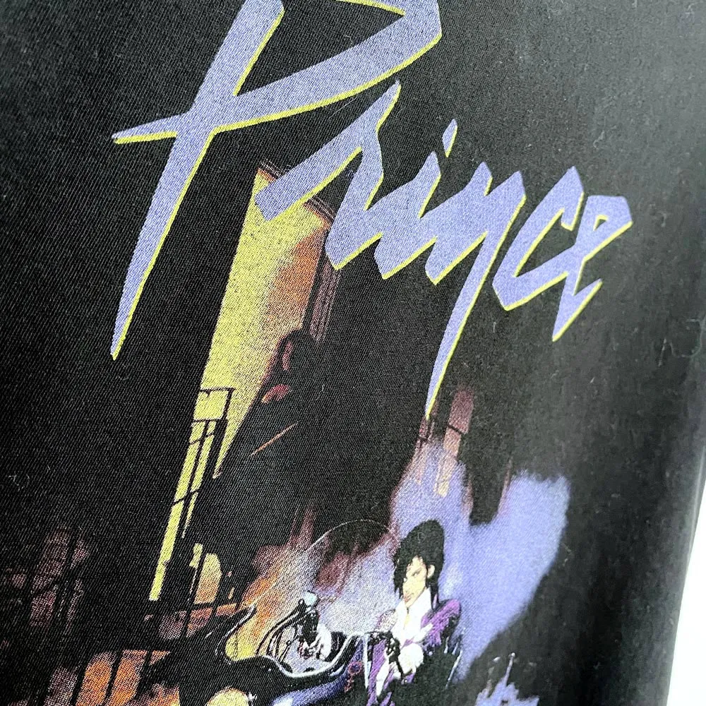 prince x bravado 2023 purple rain graphic tee sold by Good Market Thrift Store product image thumbnail 2
