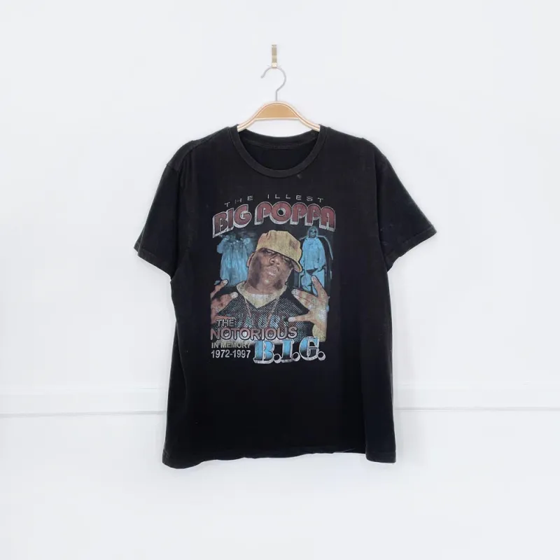 notorious BIG poppa graphic tee sold by Good Market Thrift Store