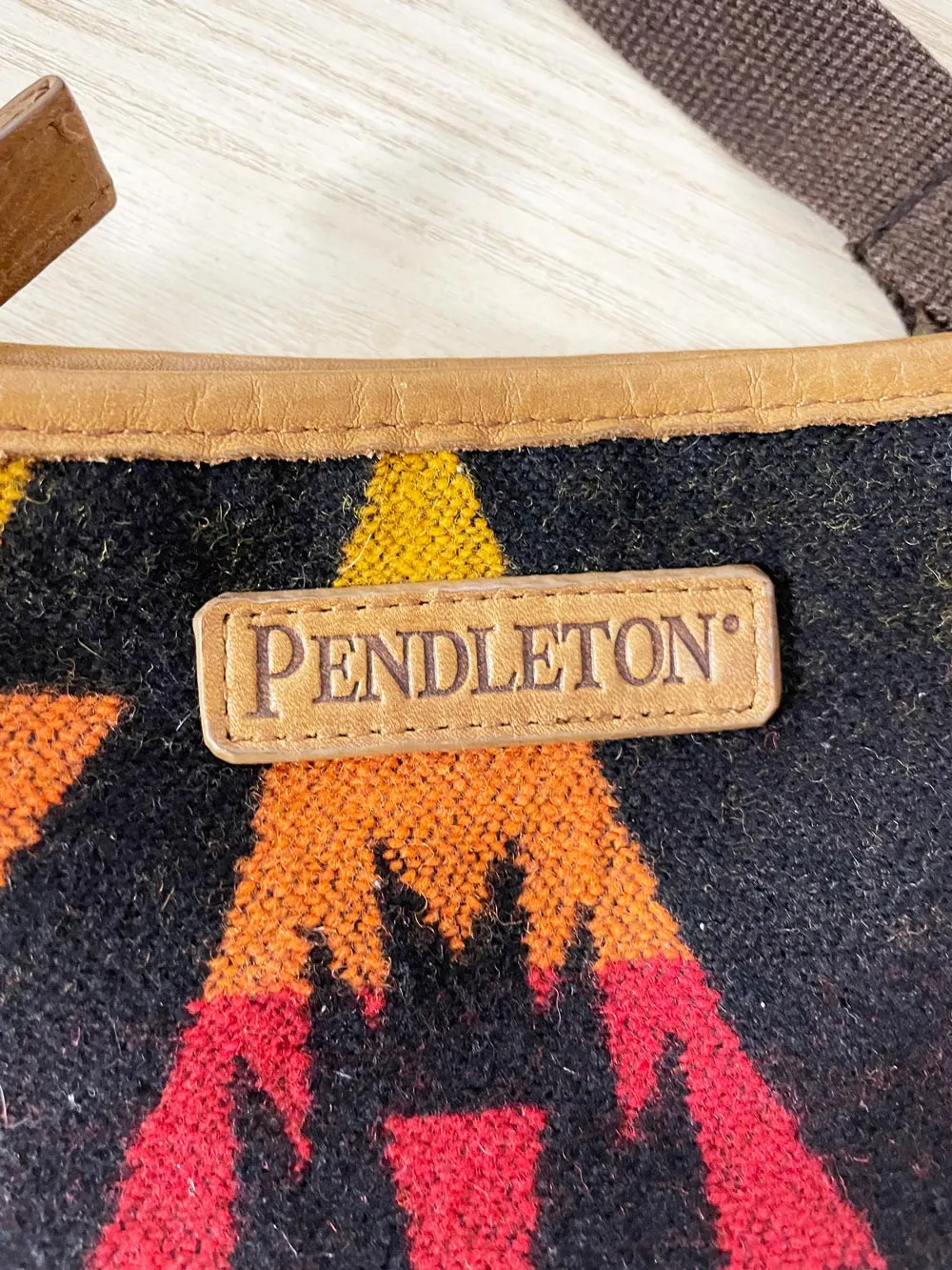pendleton wool southwestern crossbody bag sold by Good Market Thrift Store product image thumbnail 2