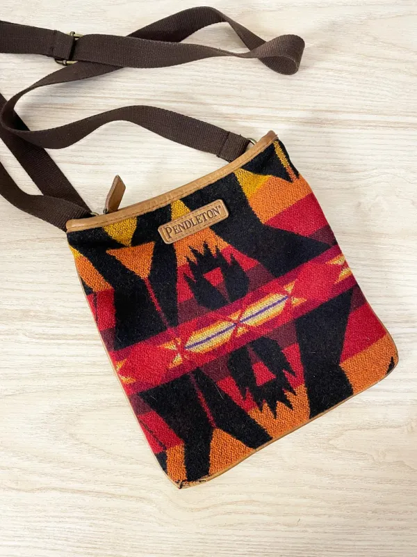 pendleton wool southwestern crossbody bag made by Good Market Thrift Store
